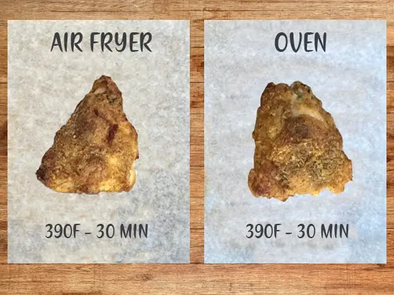 Chicken Fried Air Fryer vs Oven Results