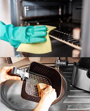 Cleaning Oven vs Cleaning Air Fryer