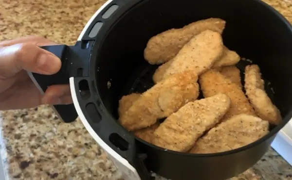 air frying chicken in dash compact air fryer
