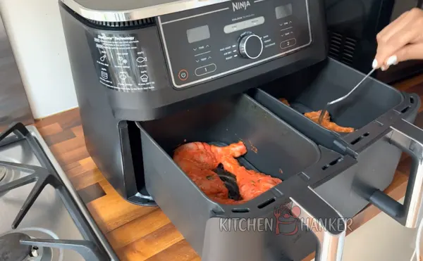 Cooking Chicken and Beef Ribs in Ninja DZ201 Air Fryer