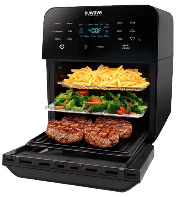 Air Fryer With Racks and Shelves