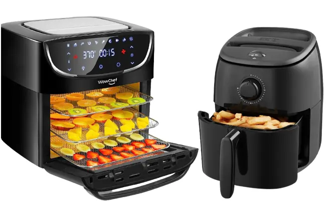 Cooking Space Comparison Air Fryer With Racks Vs Basket