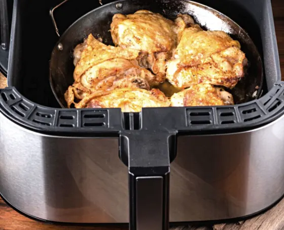 Making Chicken in Metal in the Air Fryer