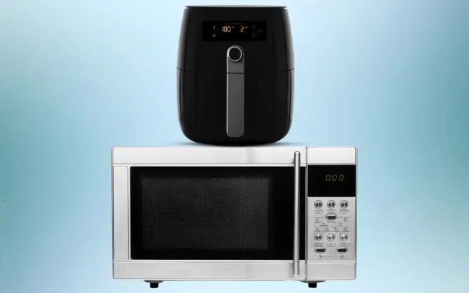 Placing Air Fryer Oven Microwave