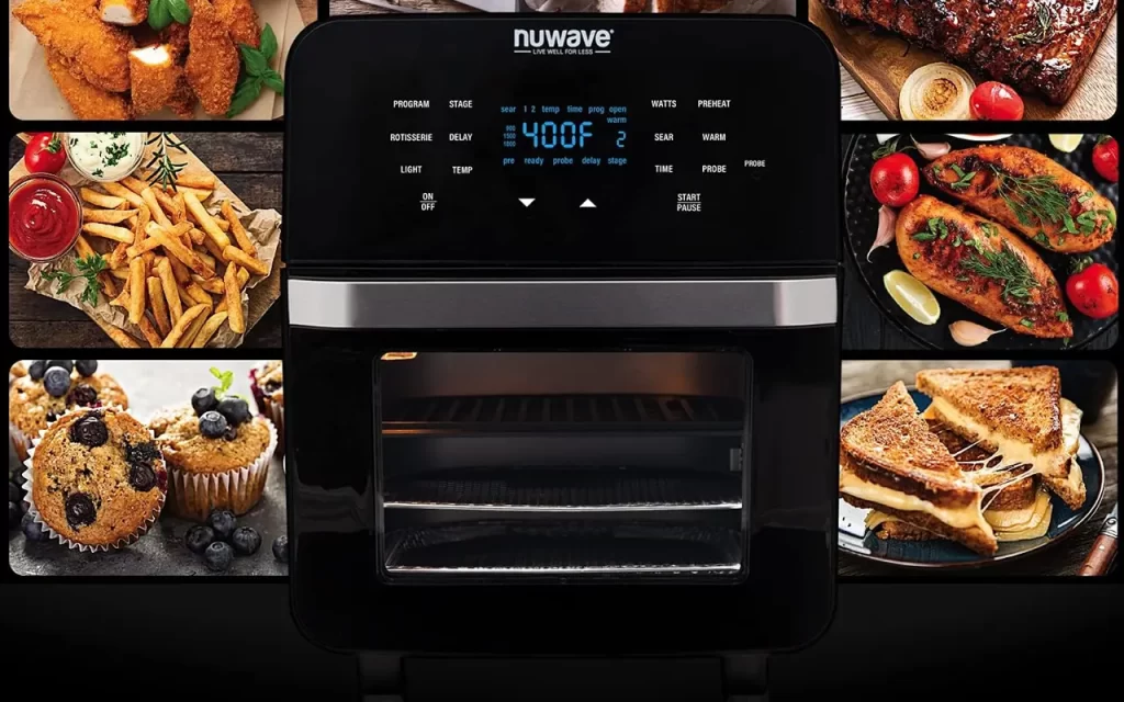 15.5 Quart Nuwave Brio Air Fry Rotisserie Oven A Family Size Appliance [Revi